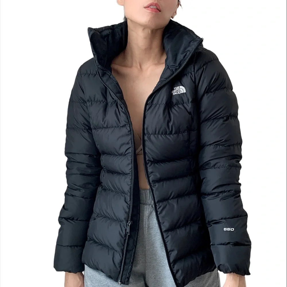 THE NORTH FACE DOWN PUFFER JACKET BLACK - Picture 2 of 7